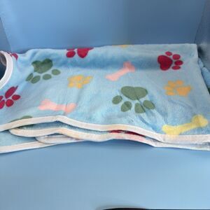 Pet Blanket 18x30 Blue multicolor Super Soft
